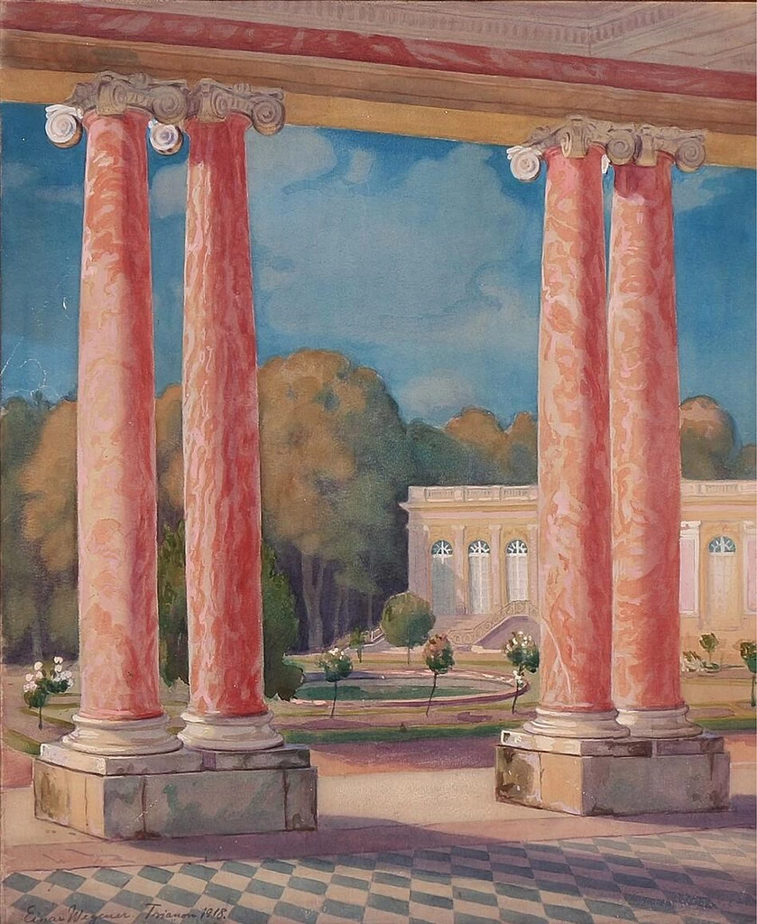 Lili Elbe - Veduta da Versailles, 1918